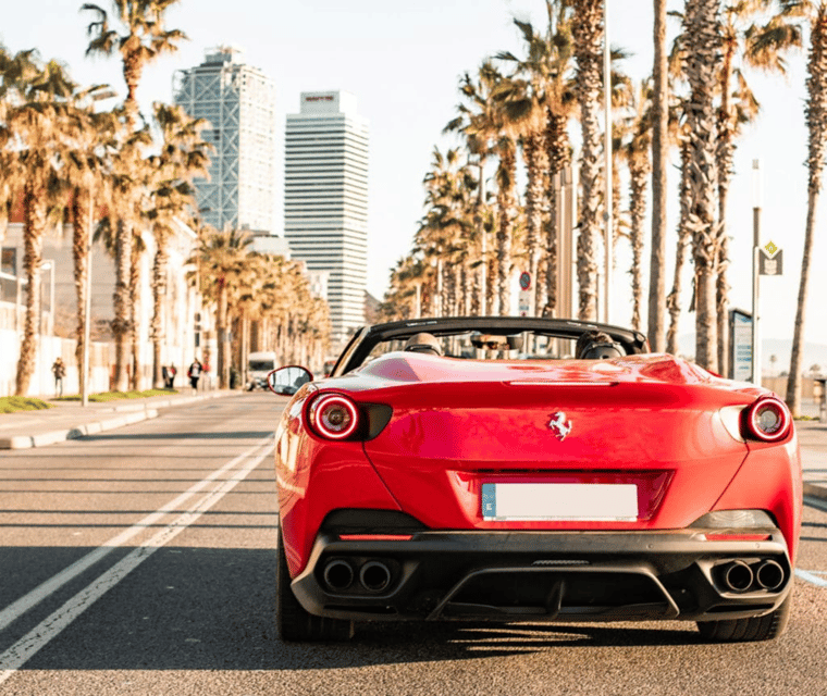20min Supercar Driving Experience - Barceloneta Beach - Choosing among the supercars
