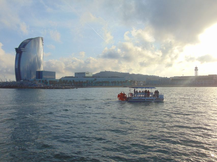 Barcelona: 1.5-Hour Private Scenic Pedal Boat Tour - Key points to know before booking