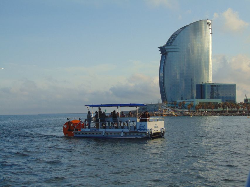 Barcelona: 1.5-Hour Private Scenic Pedal Boat Tour - From the Olympic Port to the open waterfront