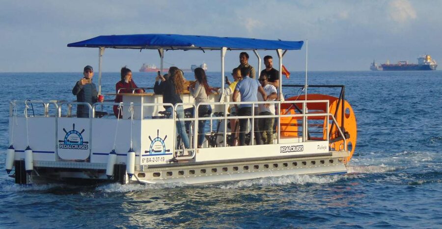 Barcelona: 1.5-Hour Private Scenic Pedal Boat Tour - Barceloneta Beach from the water