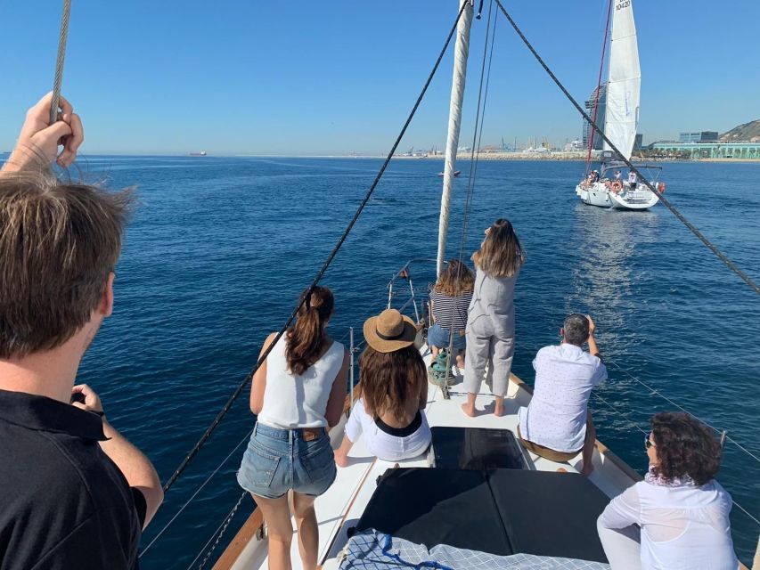Barcelona: 2-Hour Sailboat Tour with Paddle Boarding - The Barcelona Skyline from the Mediterranean