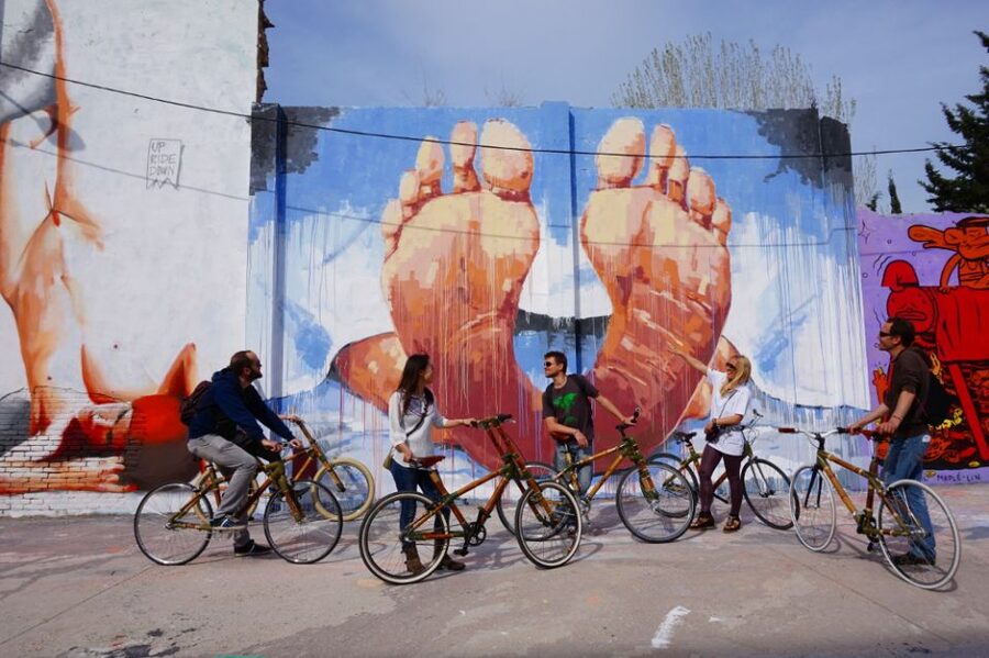 Barcelona: 3.5-Hour Street Art Tour by Bamboo Bike - Poblenou’s industrial walls and large-scale art