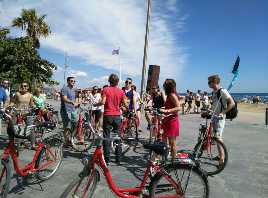 Barcelona: 3-Hour Bike Tour with Spanish Tapas - Tapas, wine, and cava at the finish