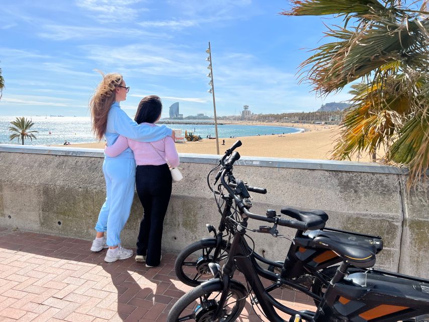 Barcelona: 3-Hour Montjuic Mountain E-Bike Guided Tour - Barcelona from above