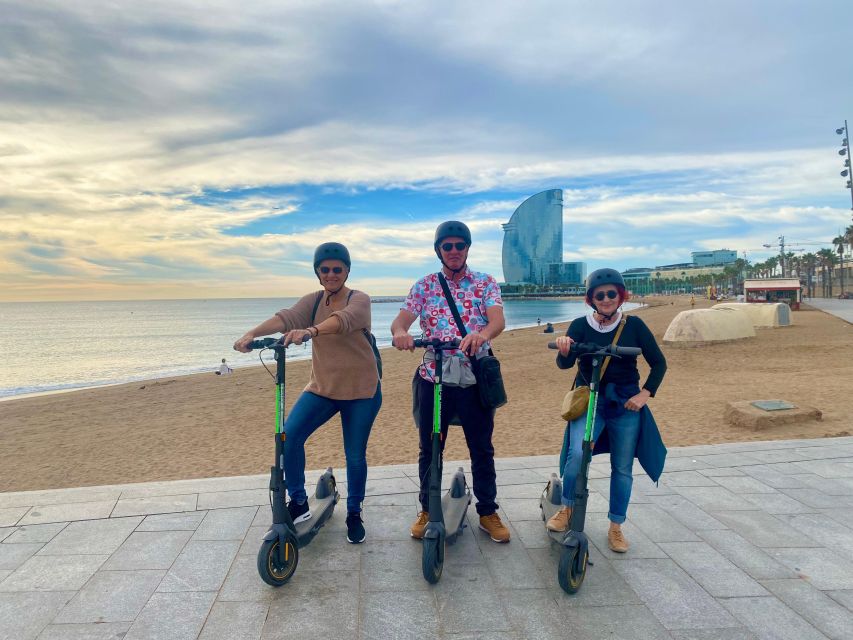 Barcelona: beach E-bike or E-Scooter Tour - Barceloneta brings the Mediterranean breeze
