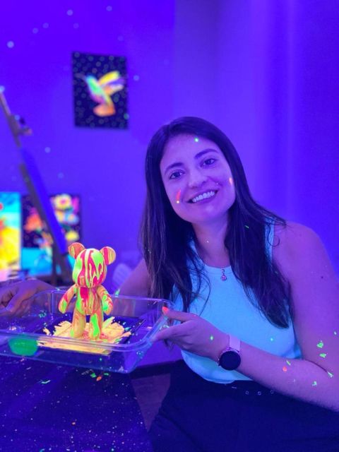 Barcelona: Bear-brick Fluorescent Painting | Wine and Art - Key points to know before booking