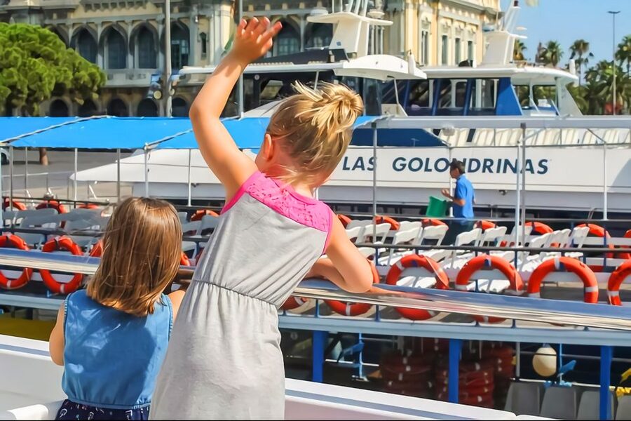 Barcelona: Boat Tour in Las Golondrinas - What you see inside Barcelona Port
