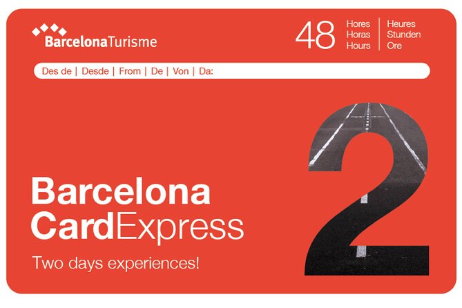 Barcelona Card Express. 48h - What the Barcelona Card Express really gives you