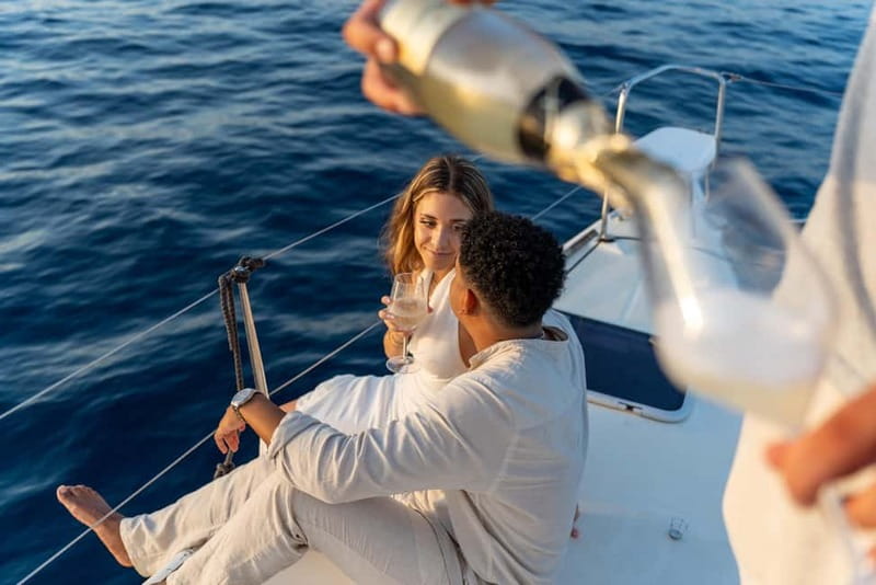 Barcelona: Catamaran Cruise w/ Sailing, Wine, & Tapa - Key points at a glance