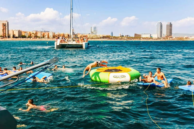 Barcelona: Catamaran Party Cruise with BBQ Meal - Key points to know before booking