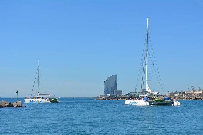 Barcelona Catamaran Party Tour For Young People - Setting sail from Port Olimpic
