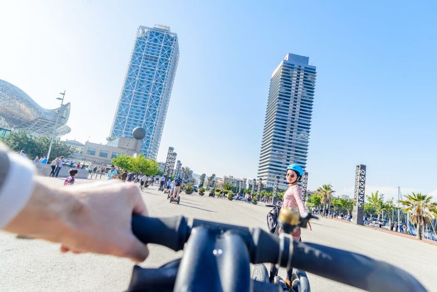 Barcelona: City and Seafront Guided Segway Tour - Roman walls and Gothic Quarter lanes