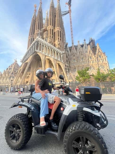 Barcelona: City Sights Electric Quad Tour - The Arc de Triomf in Neo-Mudéjar style