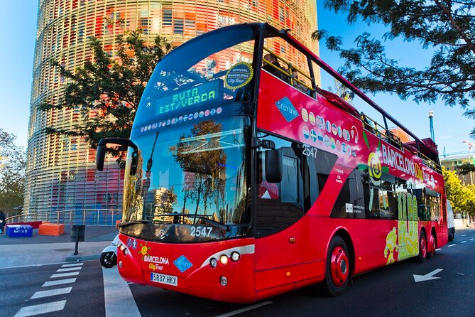 Barcelona City Tour Hop-On Hop-Off with Optional Boat - The Montjuïc and western route