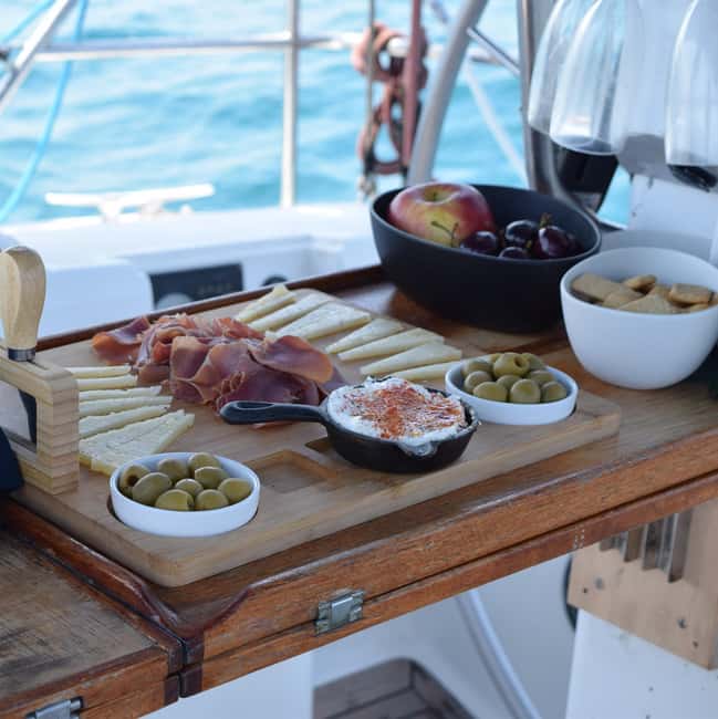 Barcelona: Coastline Sailing with Swim Toys w/ Food & Drinks - What the skipper adds to the experience