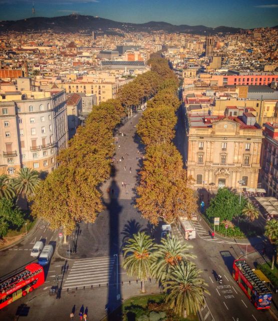 Barcelona: Columbus Monument - Port Vell, the Royal Shipyards, and Montjuïc