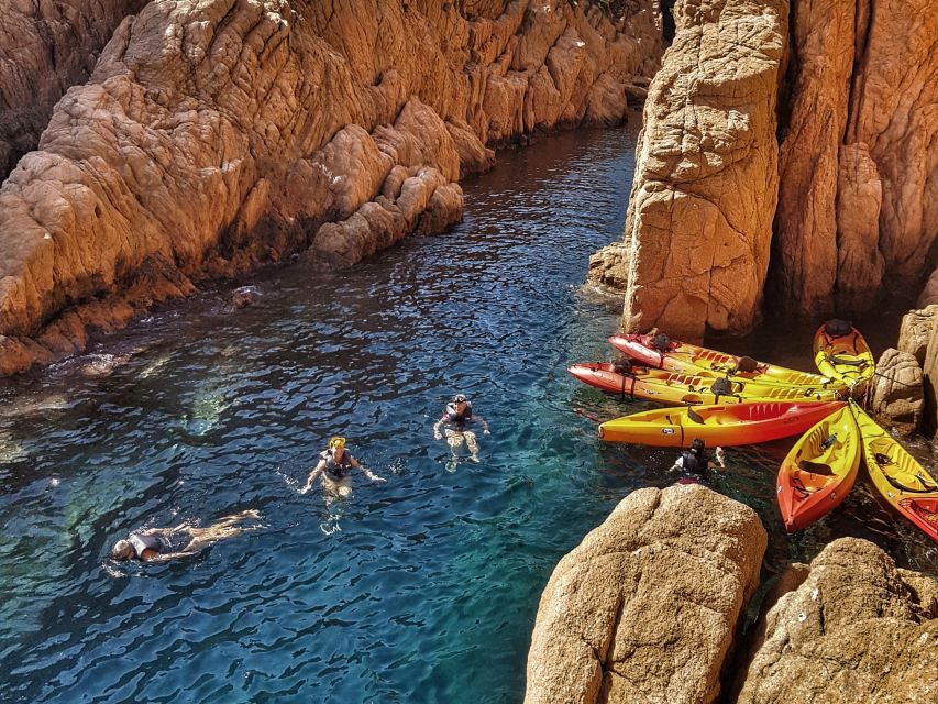Barcelona: Costa Brava Hiking, Sea Kayaking & Lagoon Dipping - From Platja de Sant Pol Into the Water