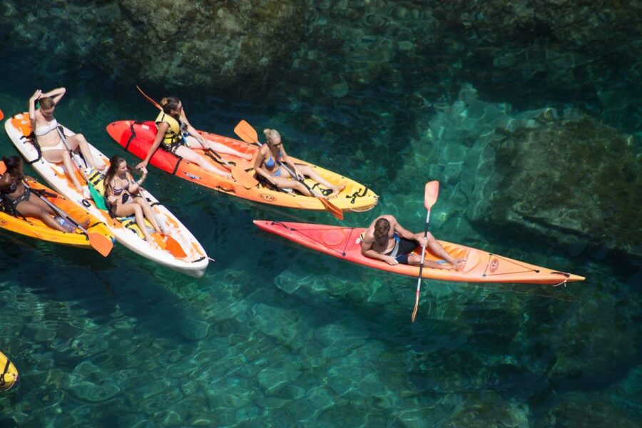 Barcelona: Costa Brava Kayak & Snorkeling Small Group Tour - Cliff jumping, with no pressure to prove anything