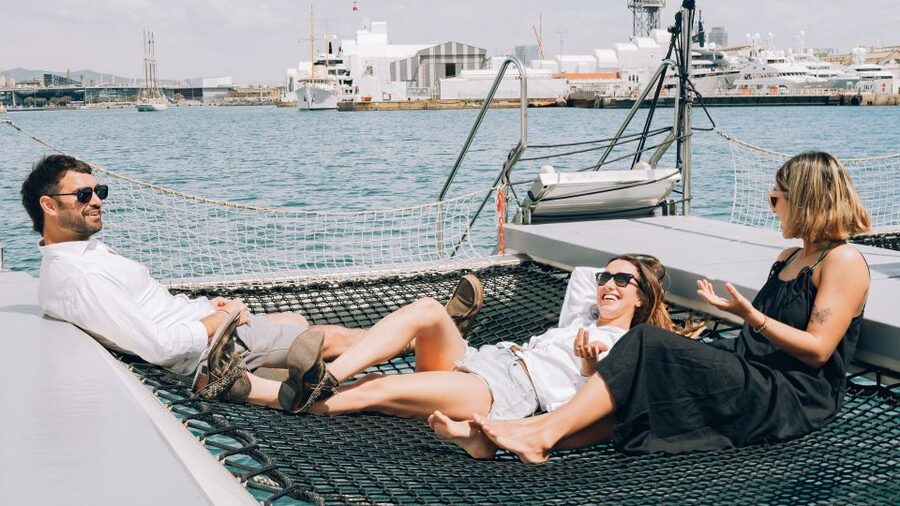 Barcelona: Daytime or Sunset Catamaran Cruise with Music - The views are the main attraction