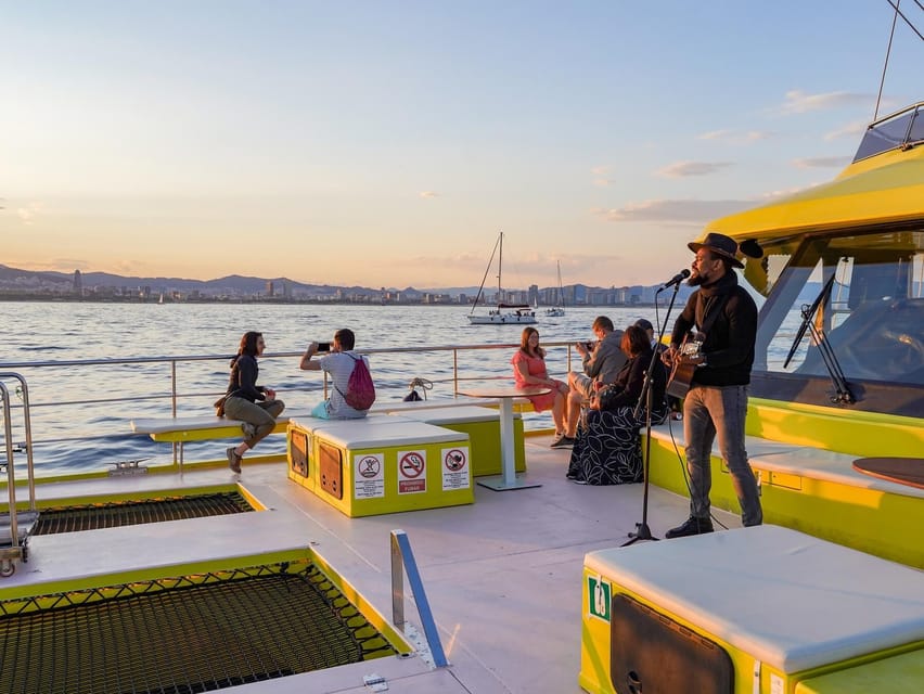 Barcelona: Daytime or Sunset Catamaran Cruise with Music - Practical tips for a smoother hour at sea