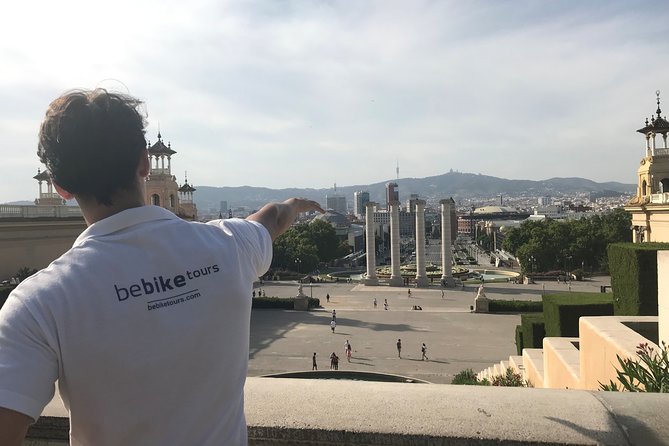Barcelona E-Bike Guided Tour with Montjuic Hill - The climb to Montjuïc Hill