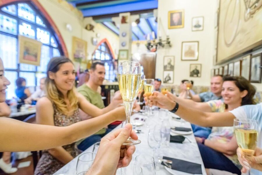 Barcelona eBike Tour with Wine and Tapas Experience - The W Barcelona area and the return ride