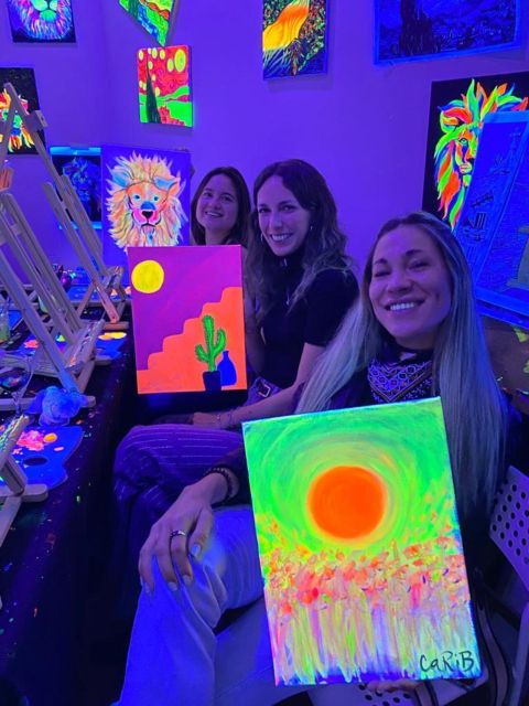 Barcelona: Fluorescent Paint and Wine Workshop - Who will enjoy it most