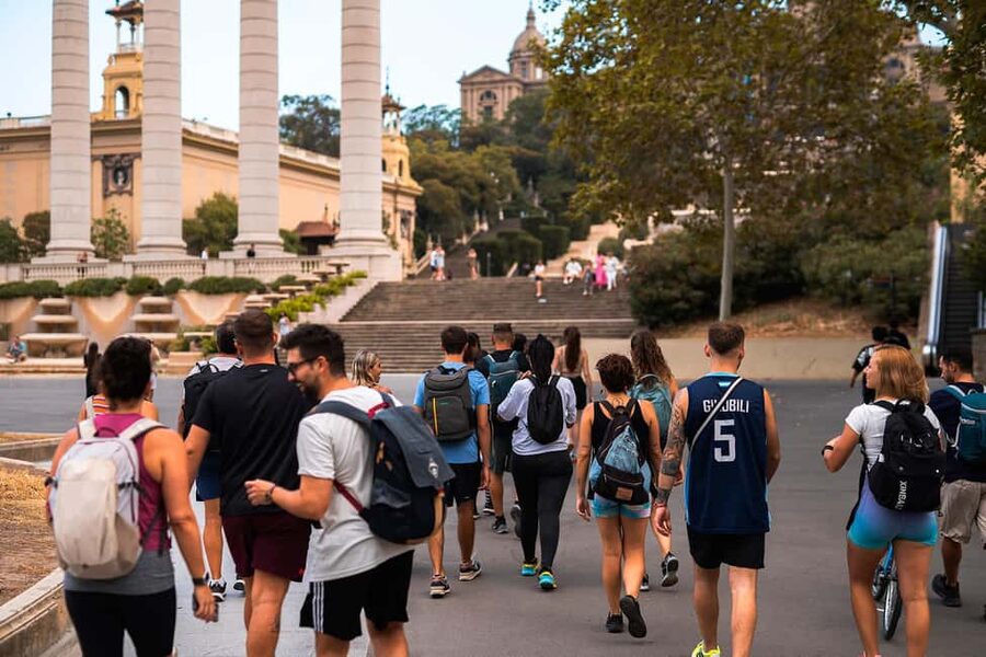 Barcelona from the heights to the sea: Montjuïc, Cable Car, and Beach - Booking flexibility and tour languages