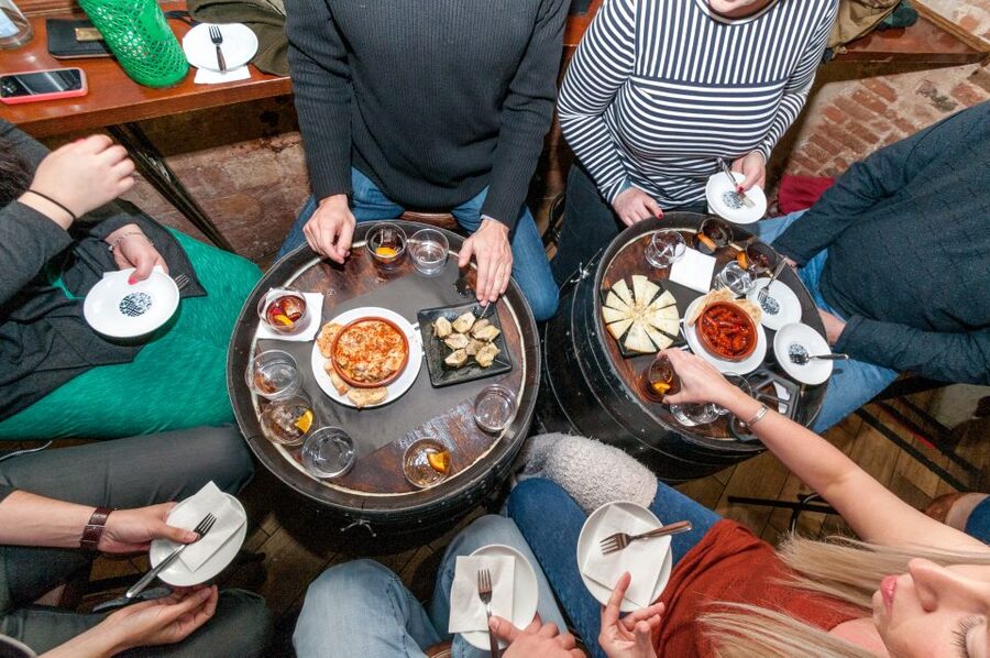 Barcelona Gourmet Food & Wine Tour with Local Expert - Second stop: music, comfort food, and a livelier room