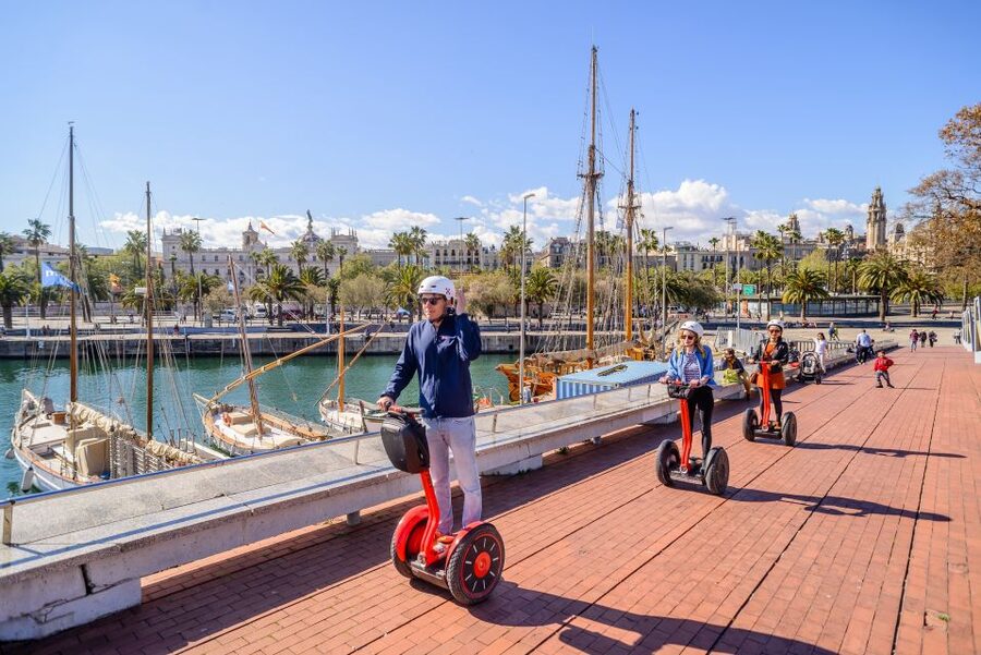 Barcelona Grand 2-Hour Segway Tour - Basilica of Our Lady of Mercy and Columbus Monument
