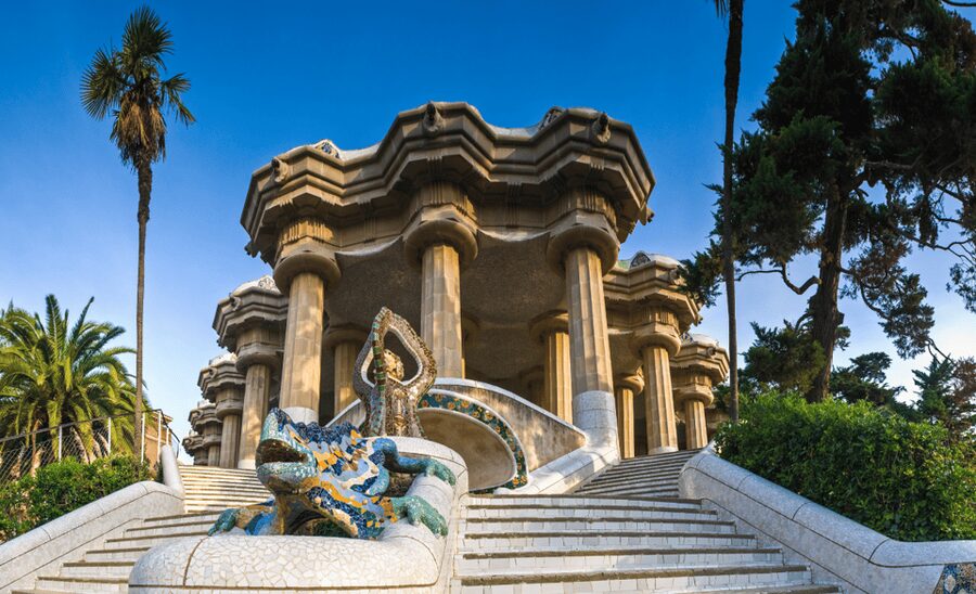 Barcelona: Guell Park Small-Group Tour & Dragon Stairway - The Dragon Stairway and El Drac