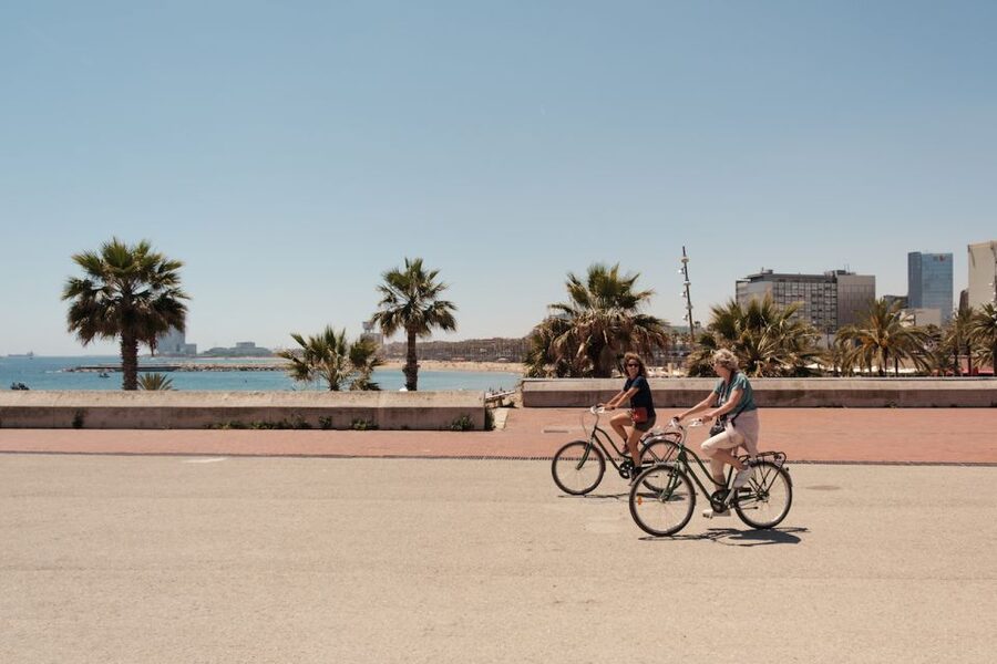 Barcelona: Guided Bike or E-Bike City Tour - From Vila Olímpica to the Mediterranean waterfront