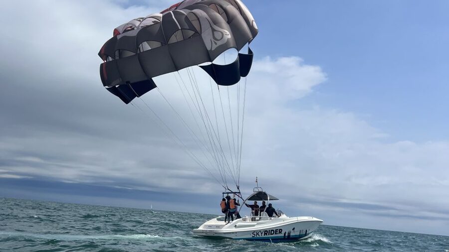 Barcelona: Guided Parasailing Experience - The Speedboat Ride Out to Open Water