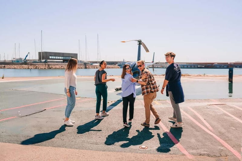Barcelona: Helicopter Flight, Boat Ride, and Walking Tour - What the Six-Minute Helicopter Flight Is Really Like