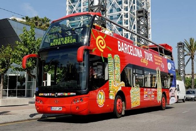 Barcelona Hop on Top City Tour - Port Olímpic and Torre Agbar
