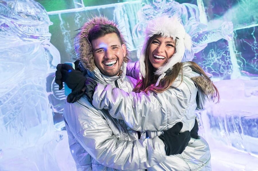 Barcelona: Ice Bar and Terrace Drinks Romantic Package - The ice cocktail is the quick, memorable part