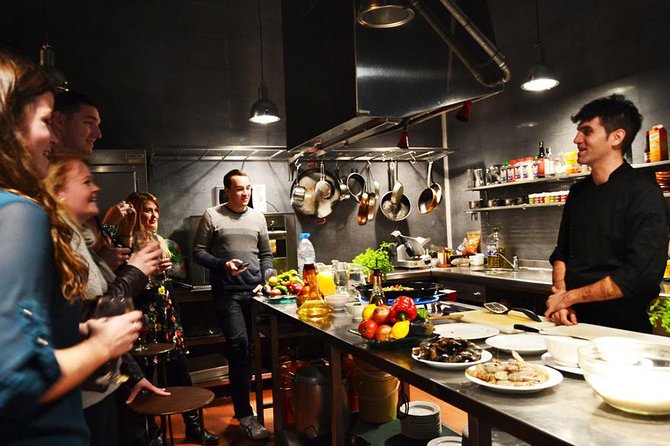 Barcelona Interactive Spanish Cooking Experience - Pintxos and sangria get things moving