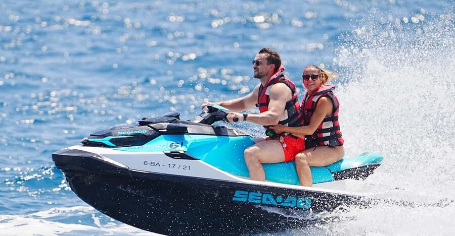Barcelona: Jet Ski Rental (No License Needed) - The safety briefing and equipment