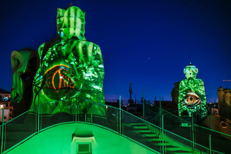 Barcelona: La Pedrera Night Experience - The Cava Finish