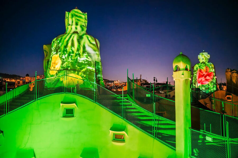 Barcelona: La Pedrera Night Experience - Stairs, Lifts, and Roof Safety