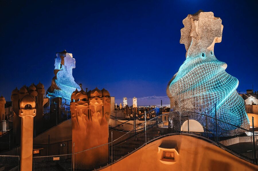 Barcelona: La Pedrera Night Experience - Exploring the Patios, Apartment, and Penthouse
