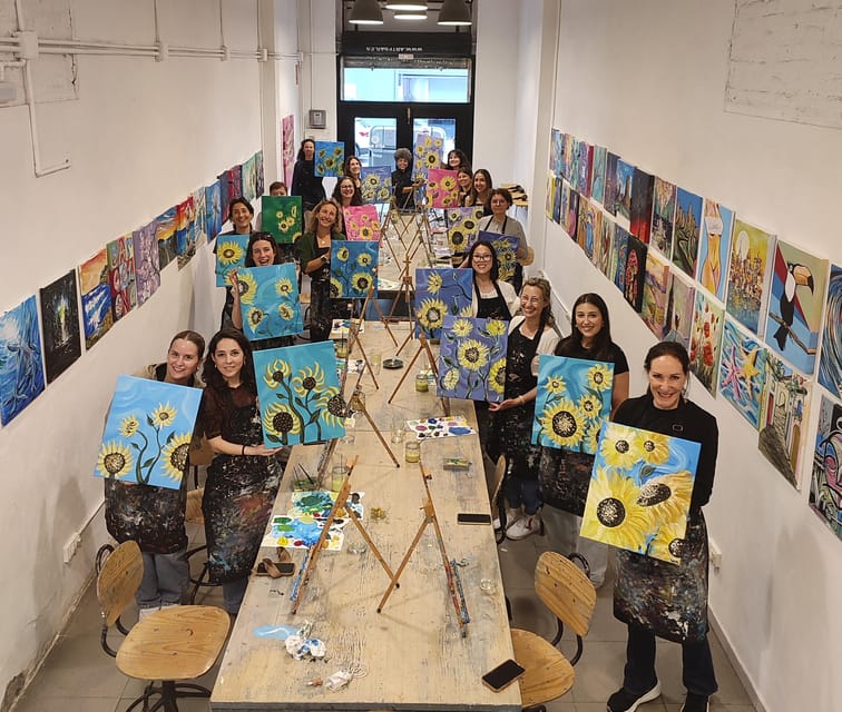 Barcelona: Learn to paint, sip wine, enjoy snacks & music - My take on the teaching style
