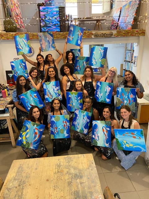 Barcelona: Learn to paint, sip wine, enjoy snacks & music - Why the finished canvas makes a good souvenir