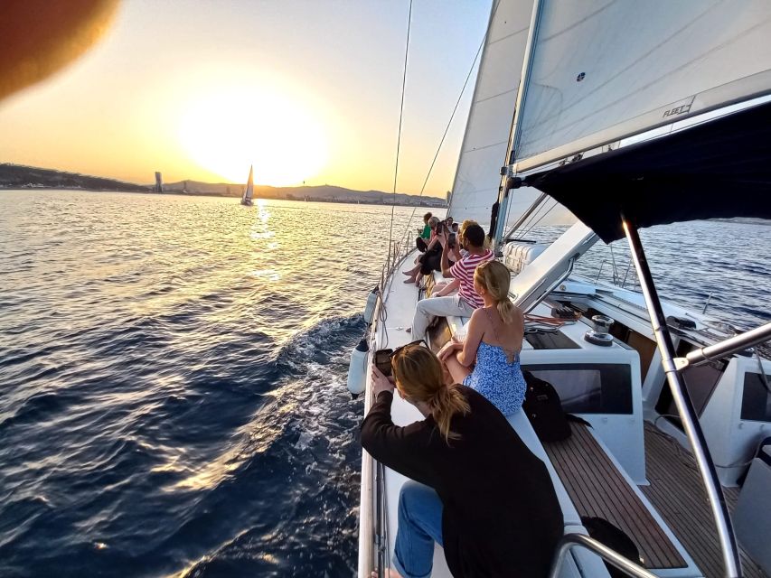 Barcelona: Luxury Private Sunset Yacht Cruise - Leaving Port Olímpic on the Amaris