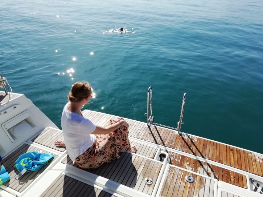 Barcelona: Luxury Private Yacht Daytime Cruise - Open water and the Barcelona skyline