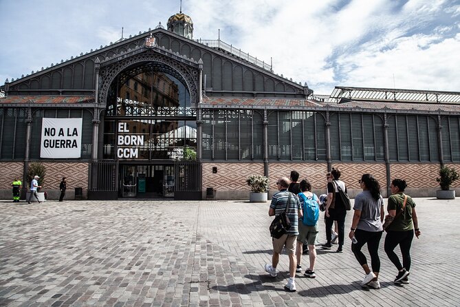 Barcelona Markets Tour - Santa Caterina Market and the old monastery below