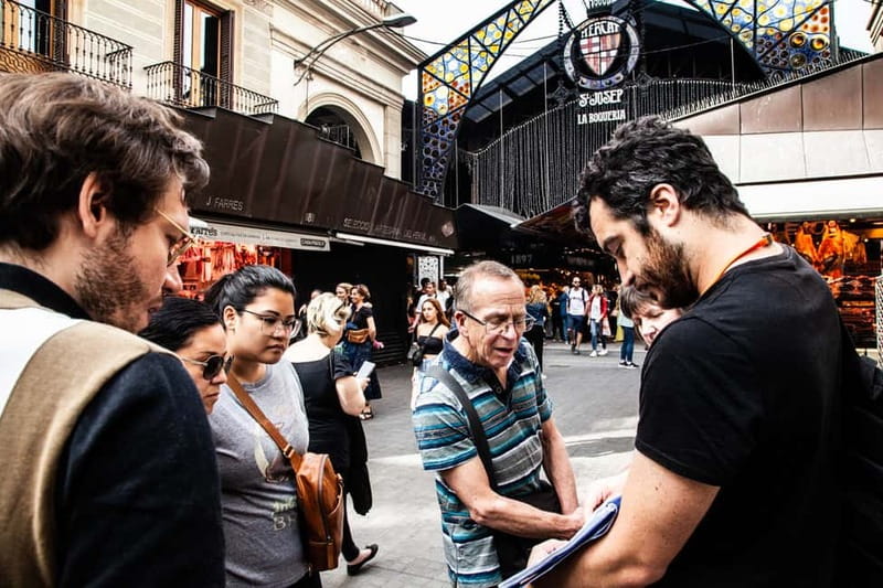 Barcelona: Markets Tour With Food and Wine Tasting Upgrade - Walking La Rambla beyond the souvenir shops