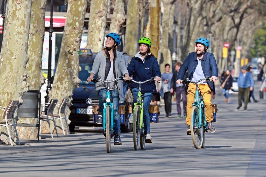 Barcelona: Montjuic Hill E-Bike Tour - The Gothic Quarter and return through the old city