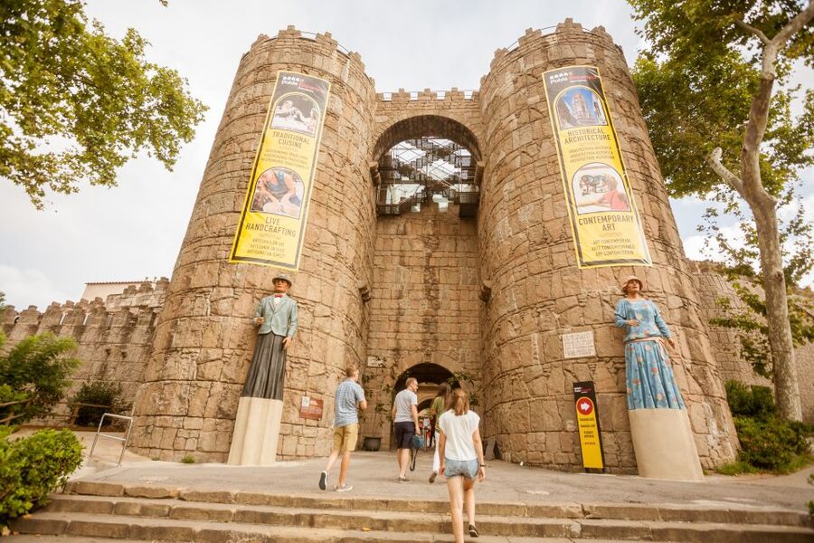 Barcelona Montjuic Three-Hour Bike Tour - Starting beside the port and Columbus Monument