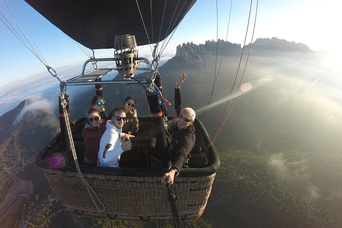 Barcelona: Montserrat Hot Air Balloon Ride with Champagne Toast - A peaceful ride, with a little height